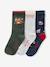 Coffret de 3 paires de chaussettes Noël gris chiné 2 - vertbaudet enfant 