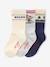 Coffret de 3 paires de chaussettes Noël garçon en maille bouclette écru 3 - vertbaudet enfant 