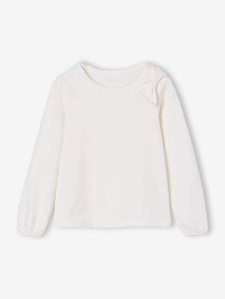 Ensemble fille noël t-shirt et short velours pailleté rouge 3 - vertbaudet enfant 