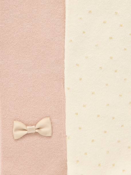 Lot de 2 paires de collants Noël bébé fille écru 2 - vertbaudet enfant 