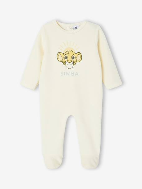 Lot de 2 dors-bien Disney Le Roi Lion en velours bleu ciel + écru 3 - vertbaudet enfant 