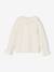 Tee-shirt fille col broderie anglaise écru 3 - vertbaudet enfant 