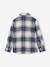 Chemise garçon noël en flanelle à carreaux carreaux blanc 2 - vertbaudet enfant 