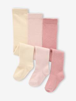-Lot de 3 collants bébé maille