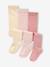 Lot de 3 collants bébé maille beige+Blanc/rose clair/gris chiné+écru+vieux rose 6 - vertbaudet enfant 