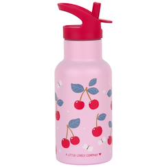Puériculture-Gourde isotherme cerises (350 ml)