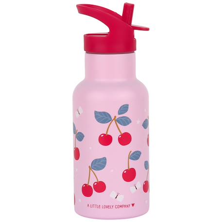 Gourde isotherme cerises (350 ml) Rose, rouge, violet 1 - vertbaudet enfant 