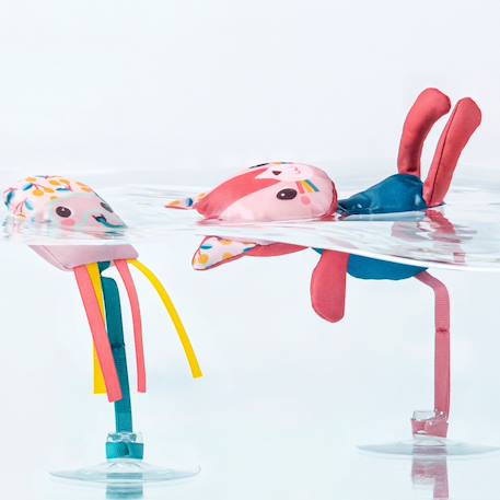 Lot de 3 jouets de bain à ventouse Rose, rouge, bleu 2 - vertbaudet enfant 