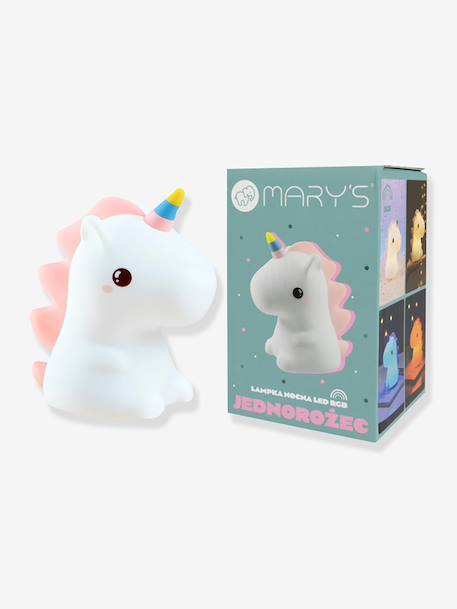 Veilleuse rechargeable licorne blanc 3 - vertbaudet enfant 