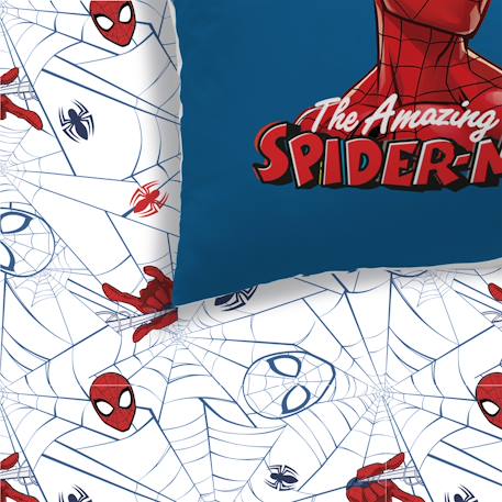 Parure de lit imprimée 100% coton, spiderman home jumping Bleu 2 - vertbaudet enfant 