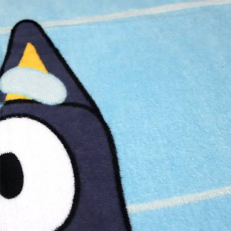 Serviette de bain et de plage imprimée 100% coton, bluey hourra Bleu 3 - vertbaudet enfant 
