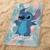 Serviette de bain et de plage imprimée 100% coton, disney home stitch tropics Multicolore 2 - vertbaudet enfant 