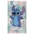 Serviette de bain et de plage imprimée 100% coton, disney home stitch tropics Multicolore 1 - vertbaudet enfant 
