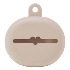 Puériculture-Etui pour sucette en caoutchouc 100% naturel sandy nude
