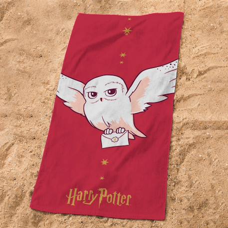 Serviette de bain et de plage imprimée 100% coton, harry potter starry sky Bordeaux 2 - vertbaudet enfant 