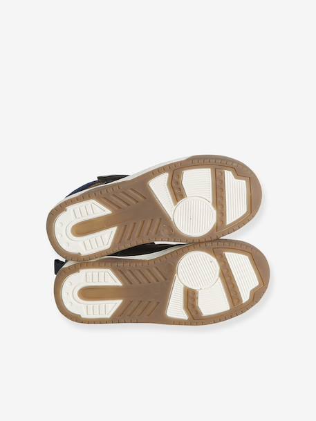 Baskets enfant garçon synthétique fourrées élastiquées et scratch marron 5 - vertbaudet enfant 