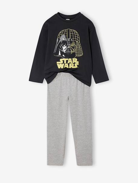 Pyjama bicolore Star Wars anthracite/gris chiné 1 - vertbaudet enfant 