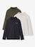 Lot de 3 sous-pulls garçon. kaki+LOT ARDOISE+LOT GRIS CLAIR CHINE 1 - vertbaudet enfant 