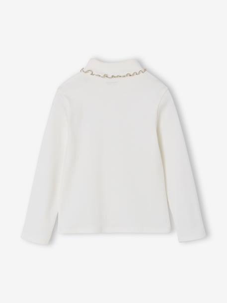 Lot de 2 sous-pulls en côtes fille écru 4 - vertbaudet enfant 