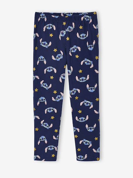 Pyjama fille noël Disney Lilo & Stitch gris chiné/marine 3 - vertbaudet enfant 
