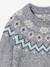Pull mixte jacquard noël capsule famille gris chiné 4 - vertbaudet enfant 