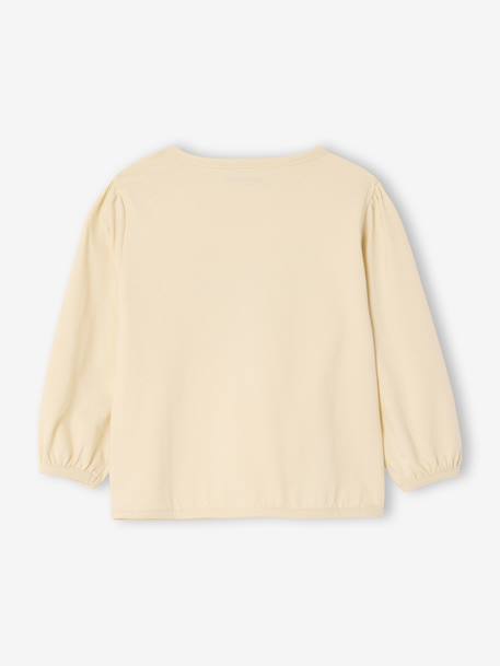 T-shirt bébé manches longues avec noeud en tulle vanille 3 - vertbaudet enfant 