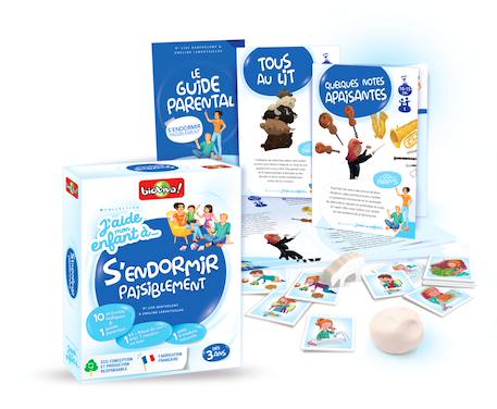 Jeu de cartes - j'aide mon enfant à… s'endormir paisiblement -  fabriqué en france MULTICOLORE 2 - vertbaudet enfant 