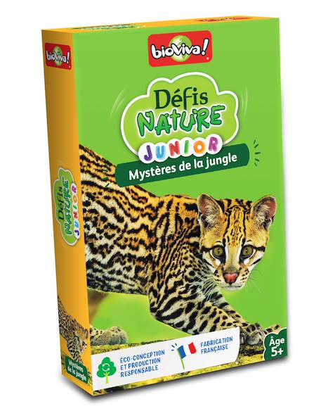 Jeu de cartes - défis nature junior -  mystères de la jungle -  fabriqué en france MULTICOLORE 1 - vertbaudet enfant 