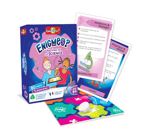 Jeu de cartes - enigmes -  mystères science -  fabriqué en france MULTICOLORE 2 - vertbaudet enfant 