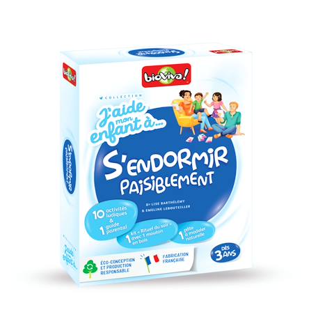 Jeu de cartes - j'aide mon enfant à… s'endormir paisiblement -  fabriqué en france MULTICOLORE 1 - vertbaudet enfant 