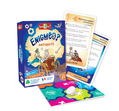 Jeu de cartes - enigmes -  antiquités -  fabriqué en france MULTICOLORE 2 - vertbaudet enfant 