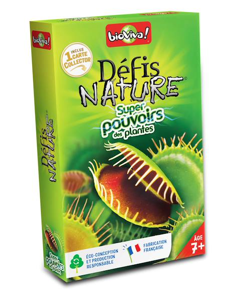 Jeu de cartes - défis nature -  super pouvoirs des plantes -  fabriqué en france MULTICOLORE 1 - vertbaudet enfant 
