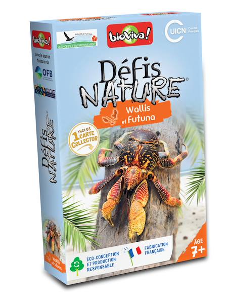 Jeu de cartes - défis nature -  wallis et futuna -  fabriqué en france MULTICOLORE 1 - vertbaudet enfant 