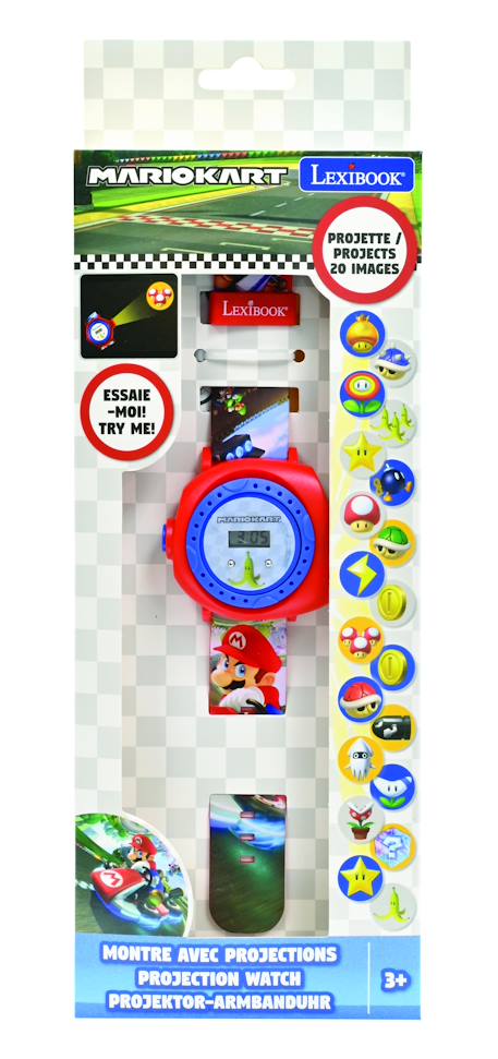 Montre digitale avec projection mario kart Rouge 2 - vertbaudet enfant 