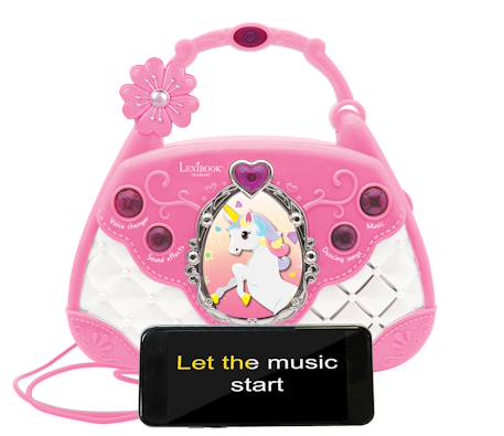 Sac à main enceinte musicale avec micro licorne Rose 3 - vertbaudet enfant 