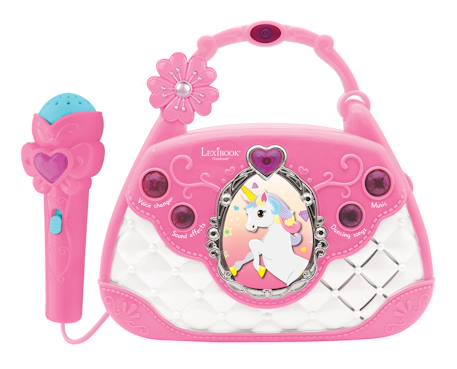 Sac à main enceinte musicale avec micro licorne Rose 2 - vertbaudet enfant 