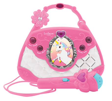 Sac à main enceinte musicale avec micro licorne Rose 1 - vertbaudet enfant 