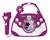 Sac à main enceinte musicale avec micro reine des neiges Violet 1 - vertbaudet enfant 