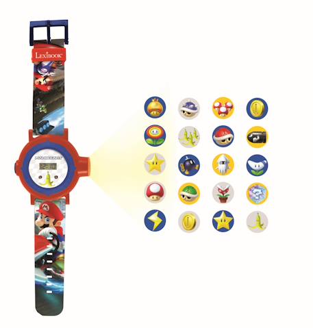 Montre digitale avec projection mario kart Rouge 1 - vertbaudet enfant 