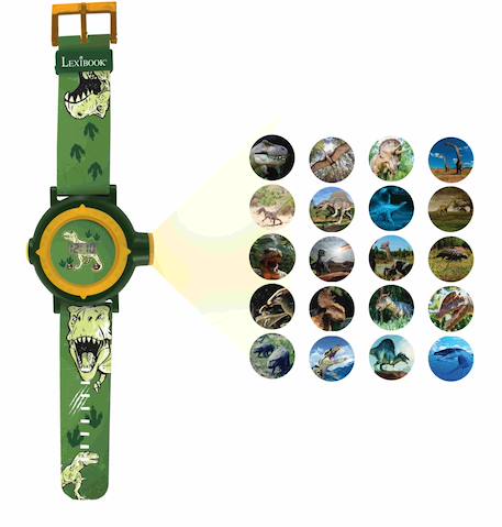Montre digitale avec projection dinosaures Vert 1 - vertbaudet enfant 