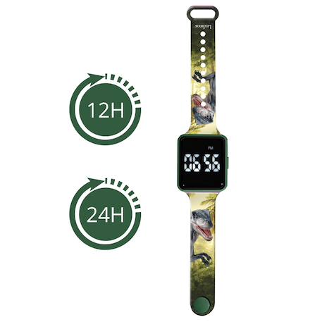 Montre digitale led dinosaure Vert 4 - vertbaudet enfant 