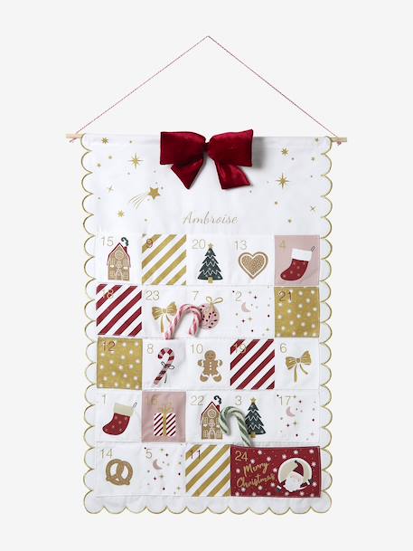 Calendrier de l'avent en tissu FESTON beige doré 3 - vertbaudet enfant 
