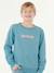 Sweat col rond Tropic Daze enfant bleu ciel 1 - vertbaudet enfant 