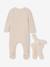 Ensemble naissance combinaison + doudou beige chiné 2 - vertbaudet enfant 