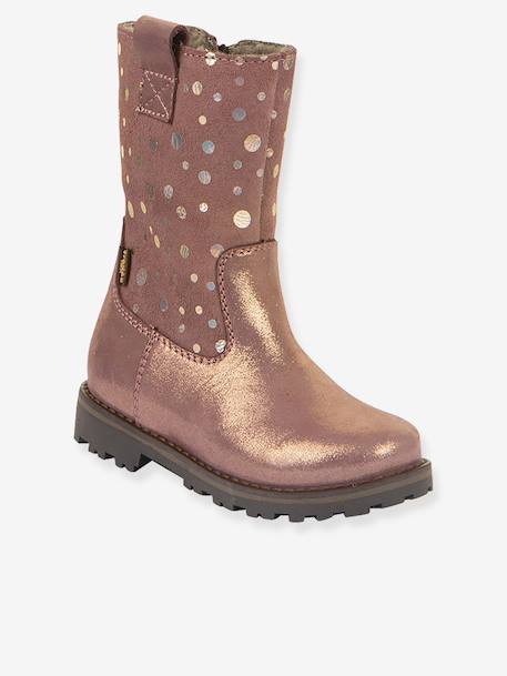 Bottes fille MAXINE TEX Froddo blush+bordeaux 1 - vertbaudet enfant 