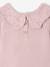 Ensemble naissance barboteuse en tricot et collants mauve 12 - vertbaudet enfant 