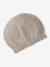 Ensemble naissance bonnet, moufles et chaussons et son pochon personnalisable beige chiné+blanc 2 - vertbaudet enfant 