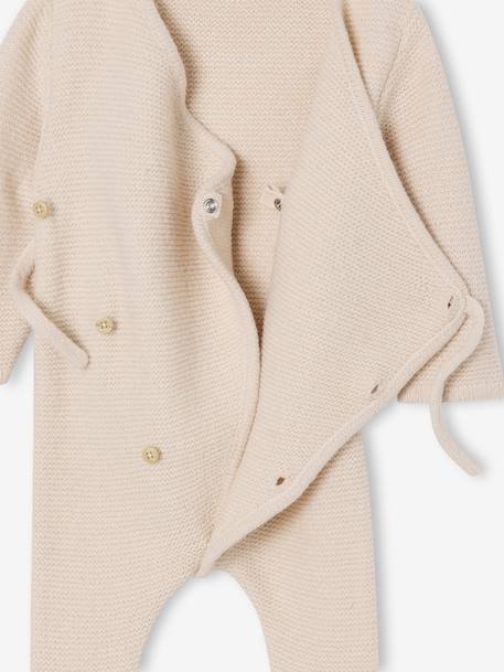 Ensemble naissance combinaison + doudou beige chiné 5 - vertbaudet enfant 