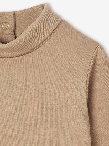 Lot de 2 bodies naissance en interlock 1 rayé + 1 uni beige 8 - vertbaudet enfant 