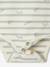 Lot de 2 bodies naissance en interlock 1 rayé + 1 uni beige 6 - vertbaudet enfant 